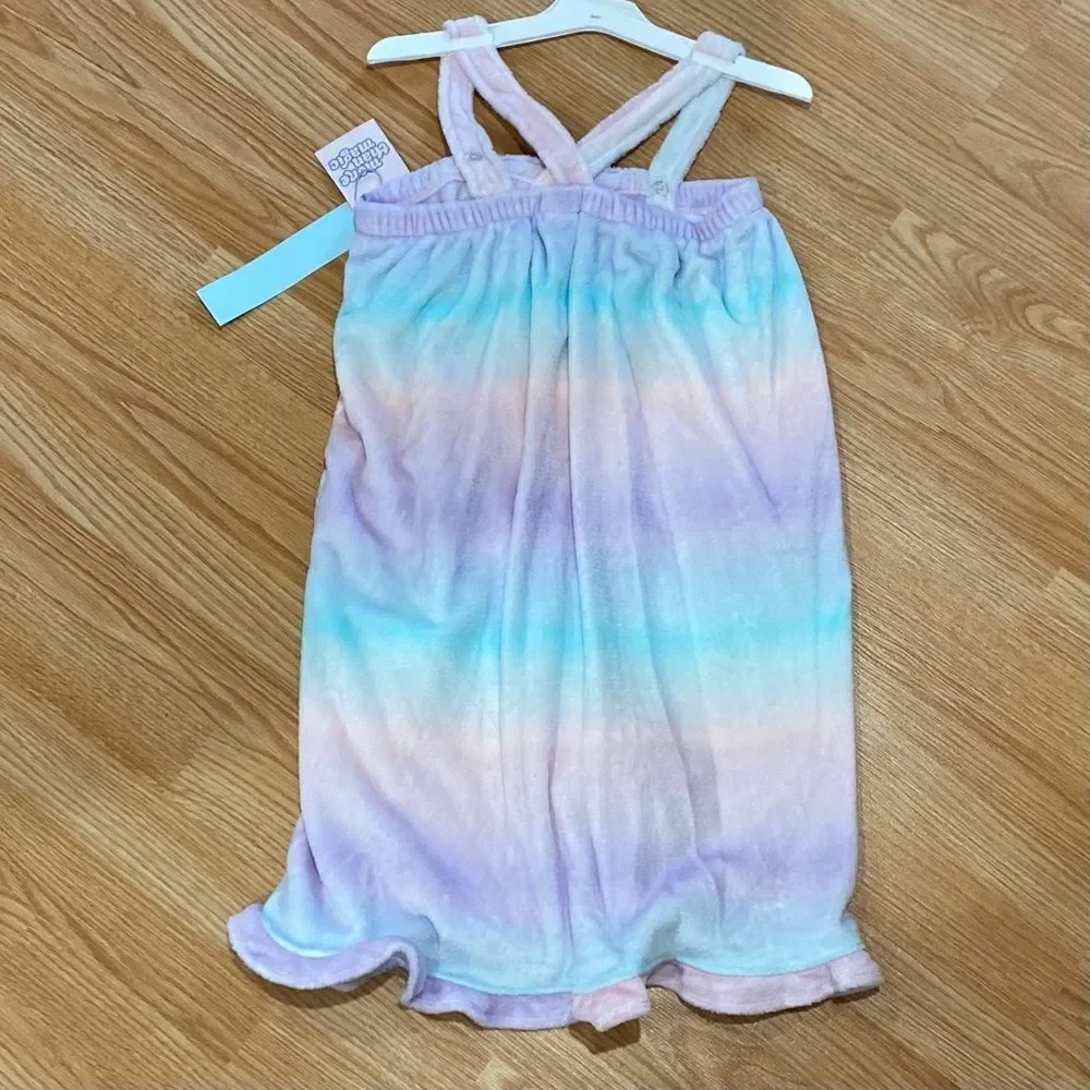 More Than Magic Rainbow Spa Bath Robe with Hair Tie
